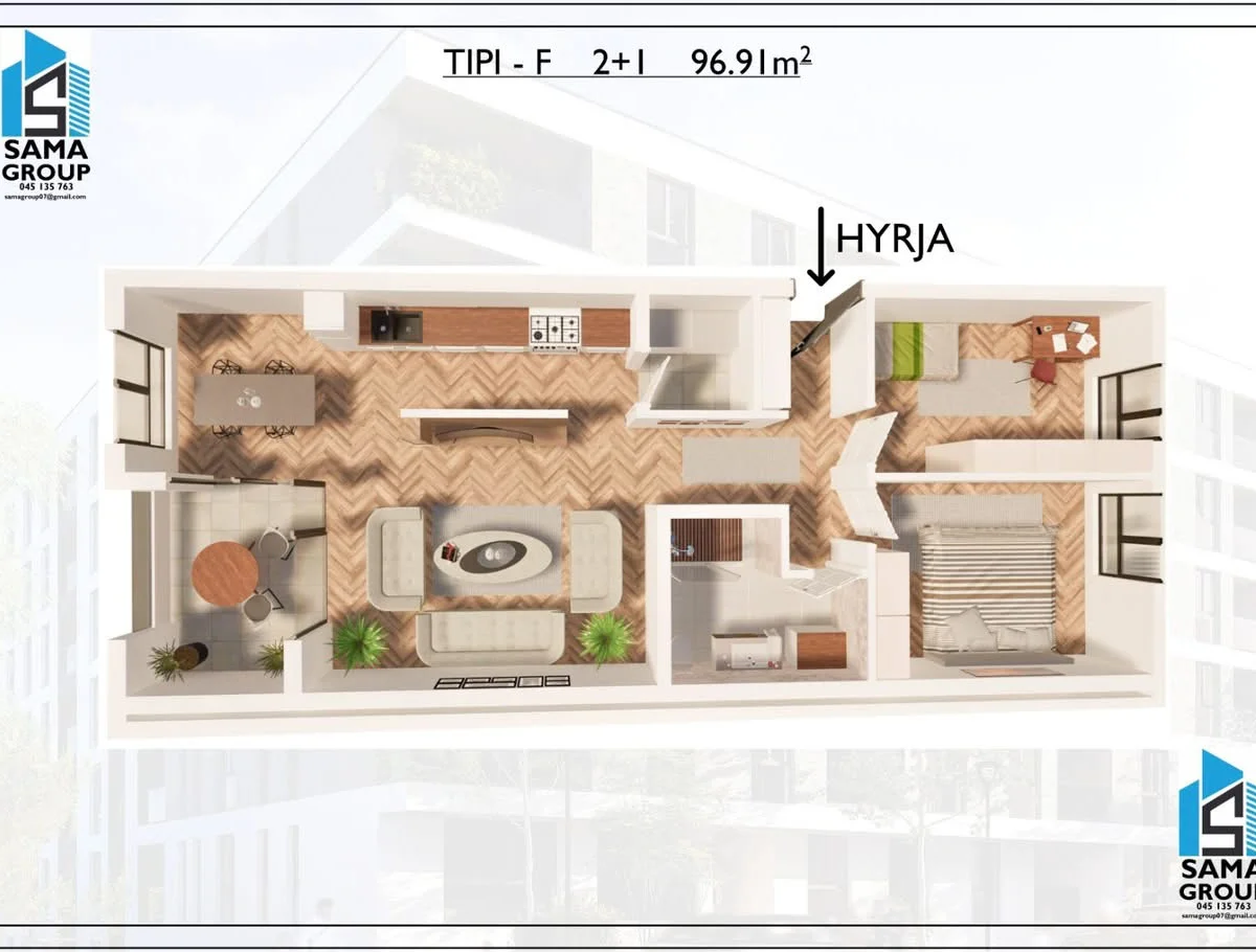 Apartament • 99.38m2 4