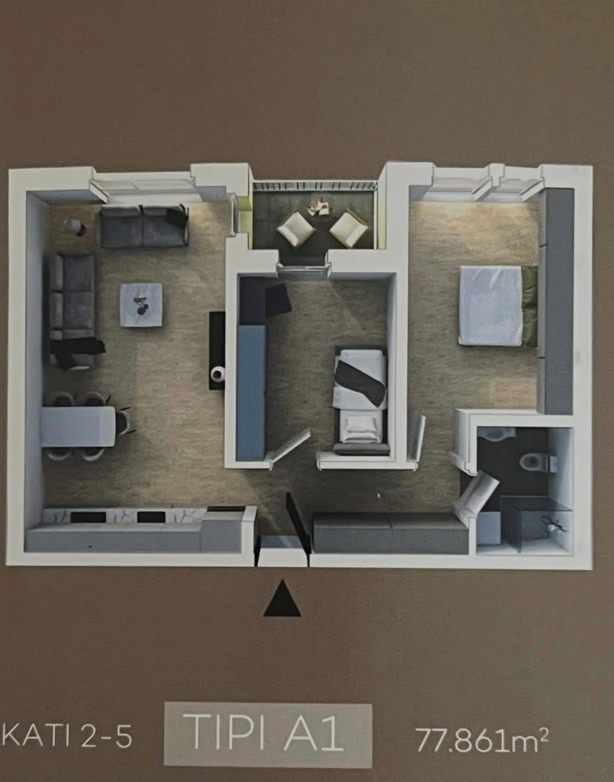 Apartament • 77.861m2 3