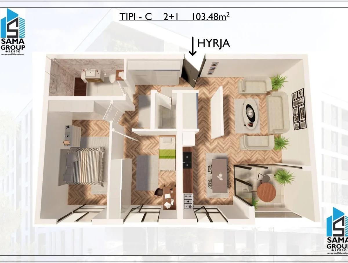Apartament • 103.48m2 3
