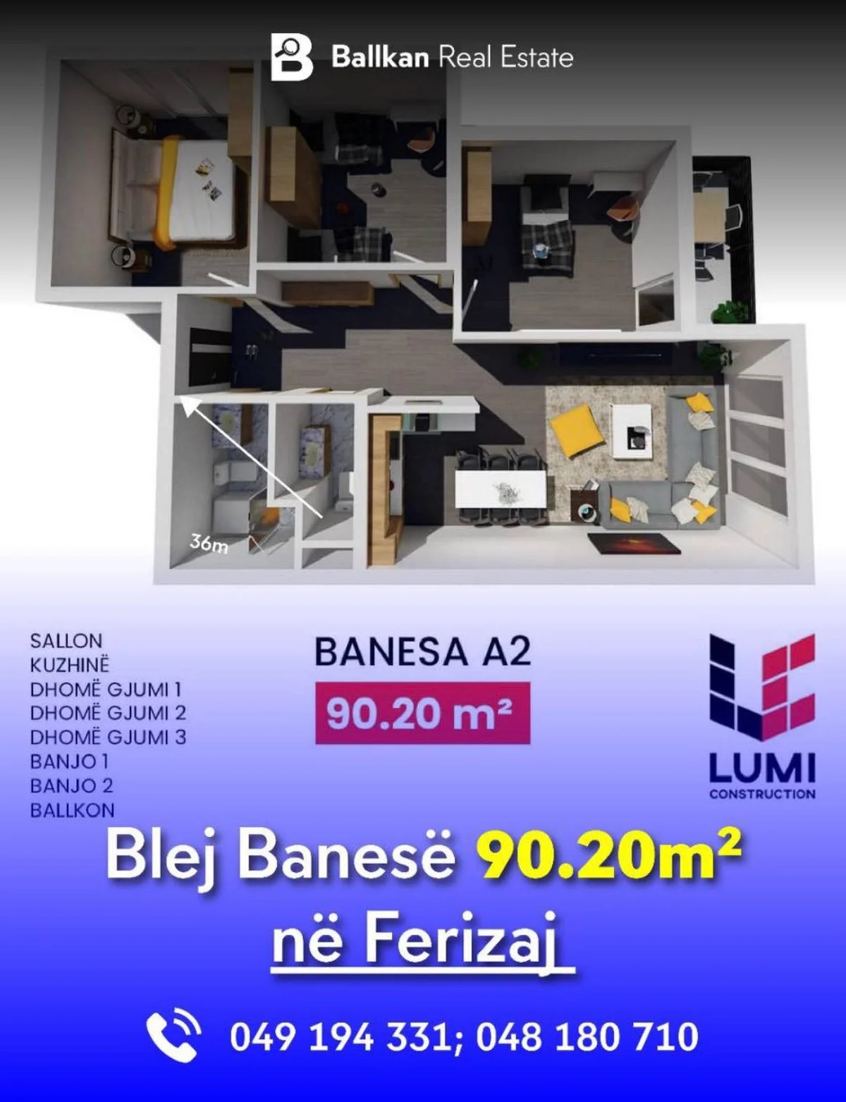 Apartament • 90.20m2 2