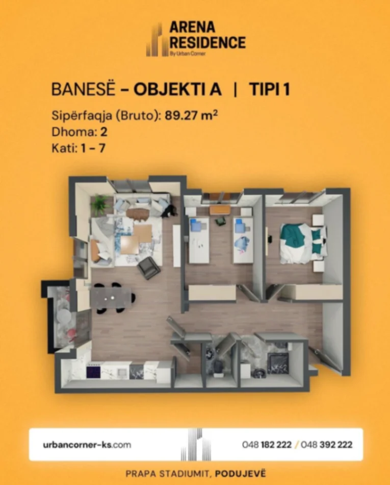 Apartament • 89.27m2