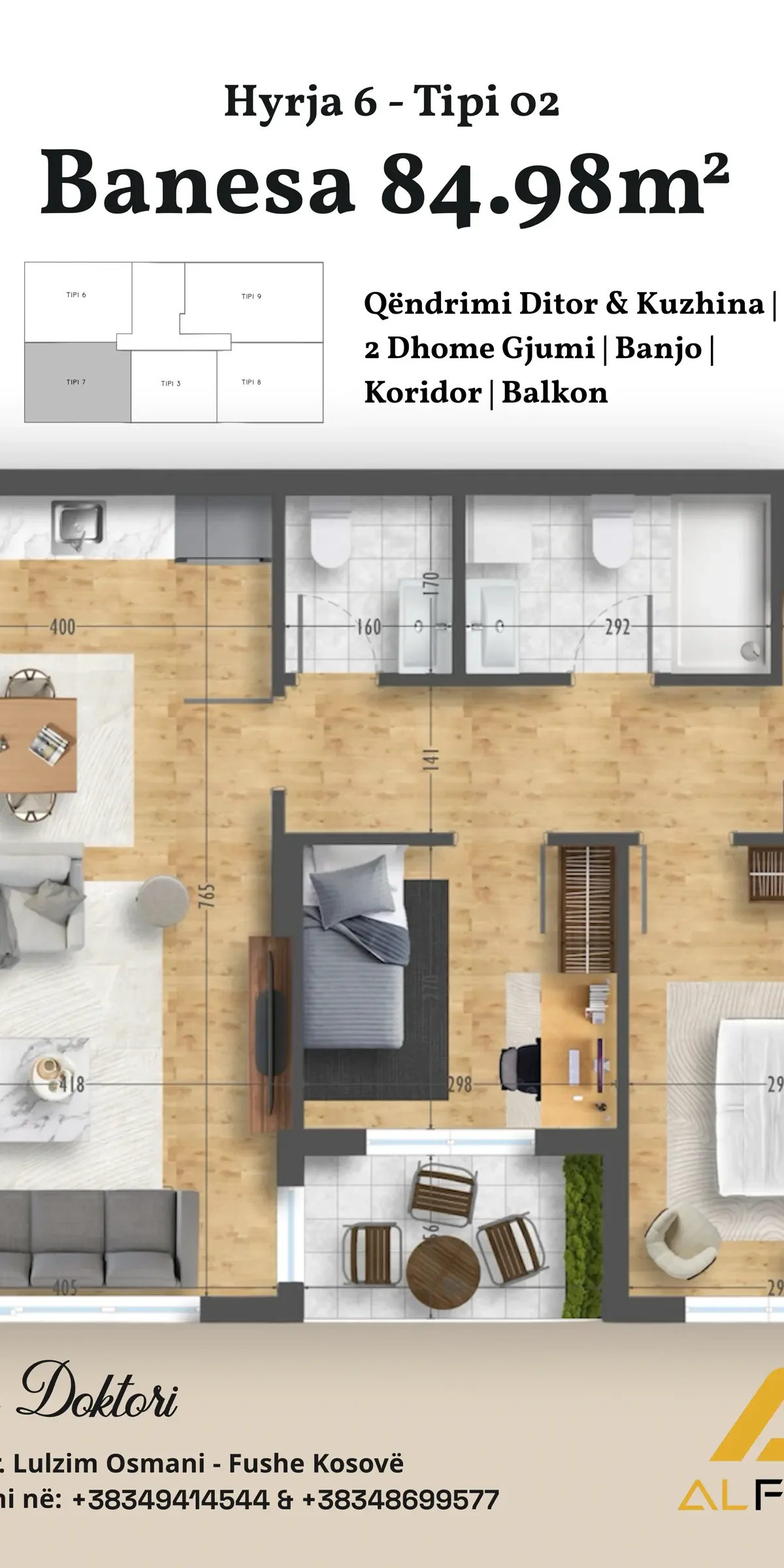 Apartment • 84.98m2