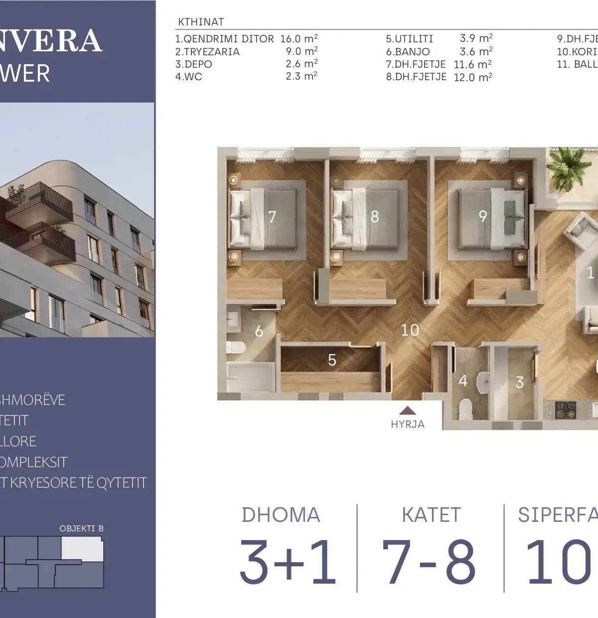 Apartament • 100.7m2