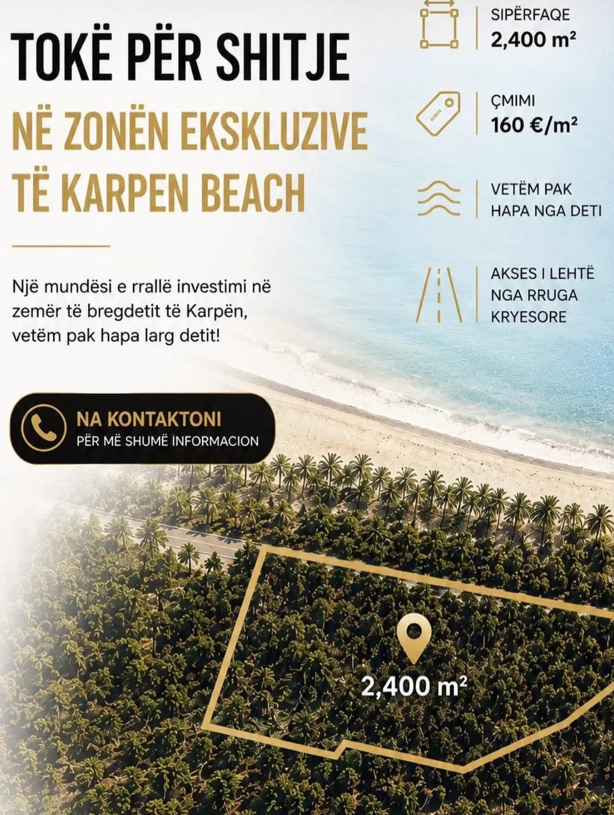 Beachfront / Coastal • 2400m²