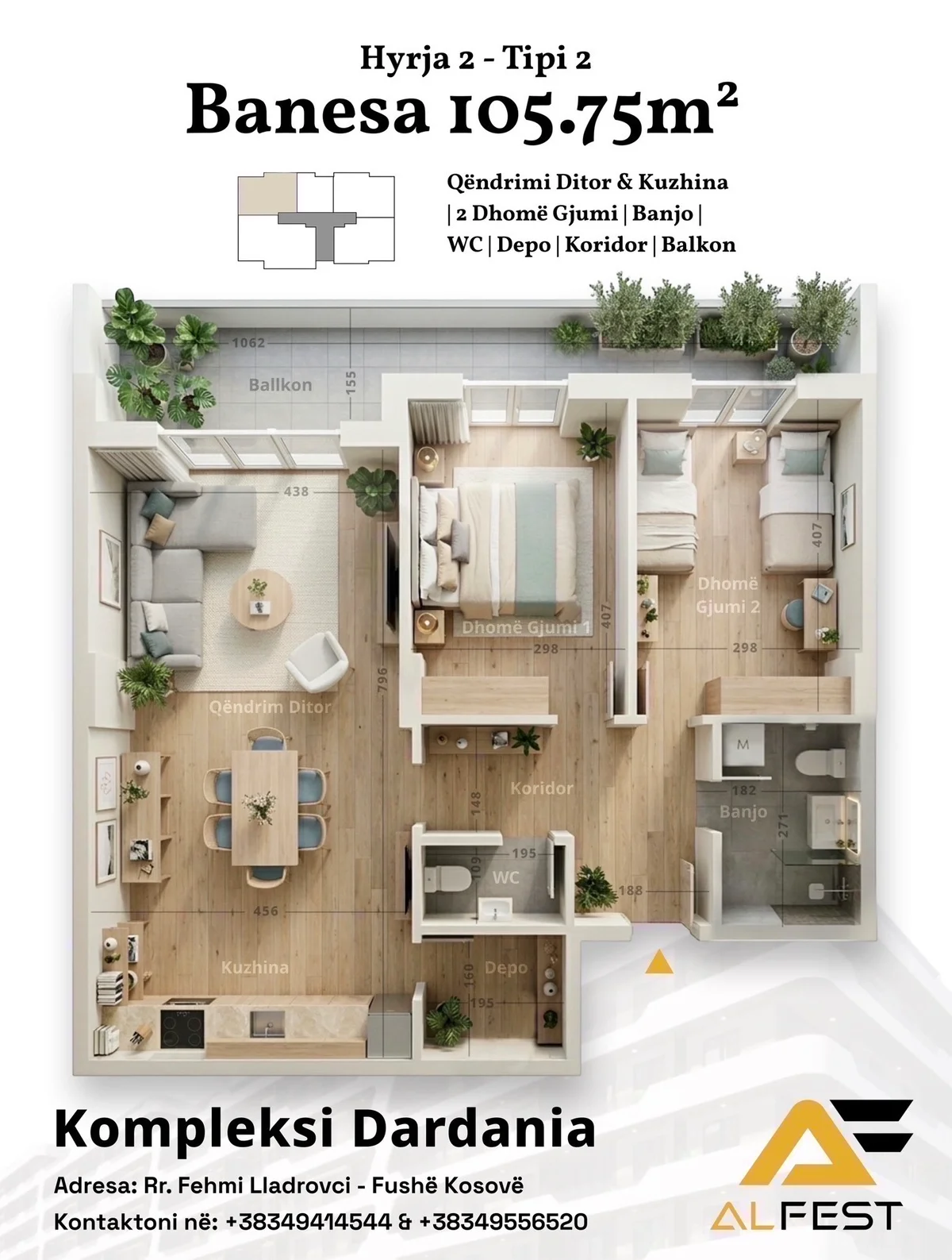 Apartament • 105.75m2