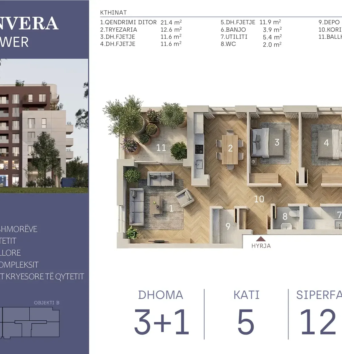 Apartament • 123.9m2