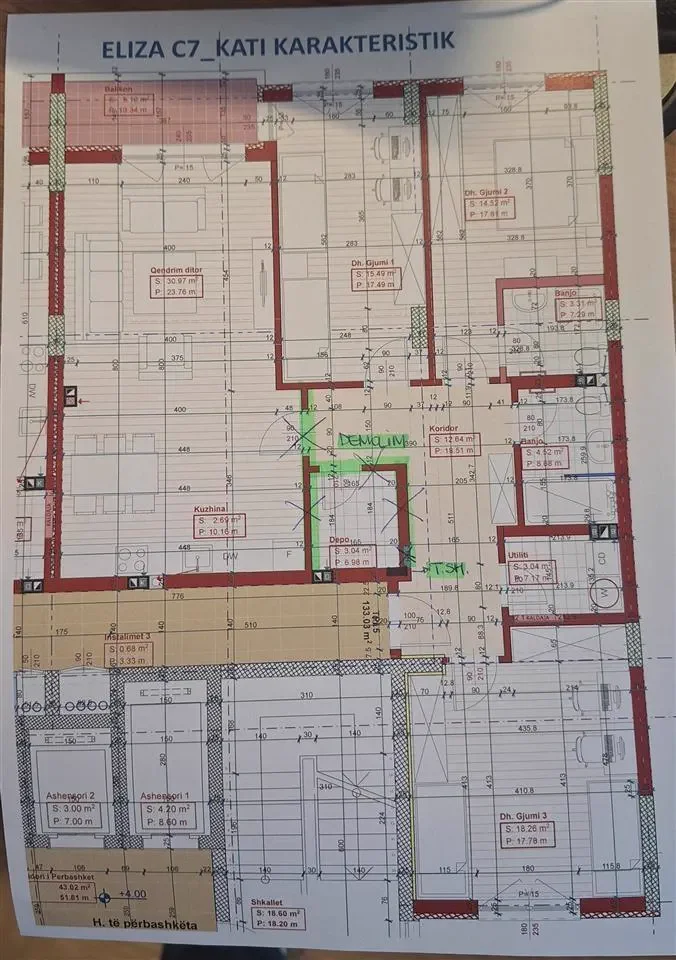 Apartment • 133.03m2