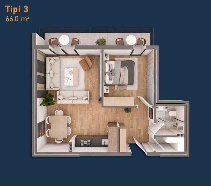 Apartment • 66m2
