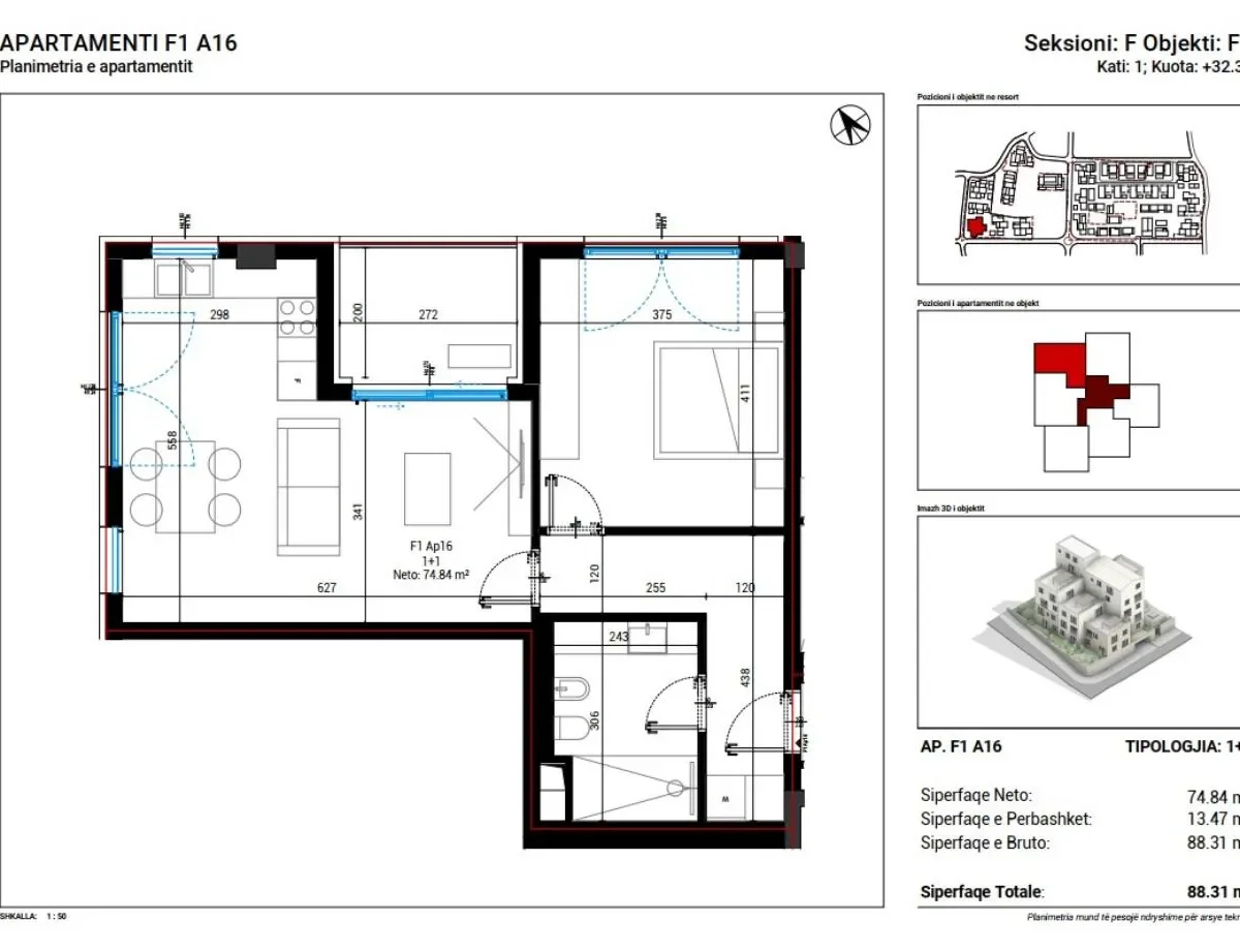 Apartament • 88.31m2