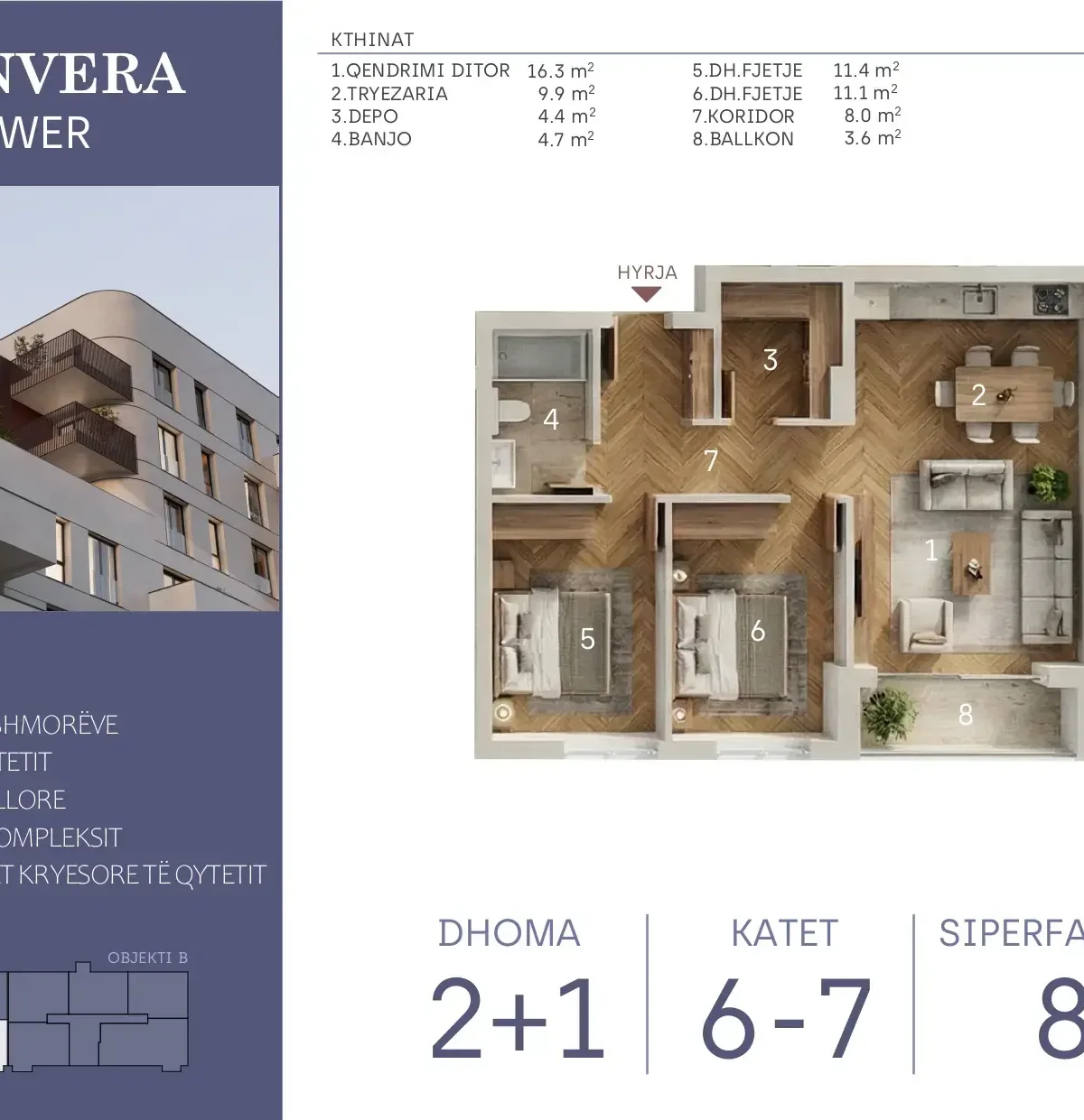 Apartament • 81m2