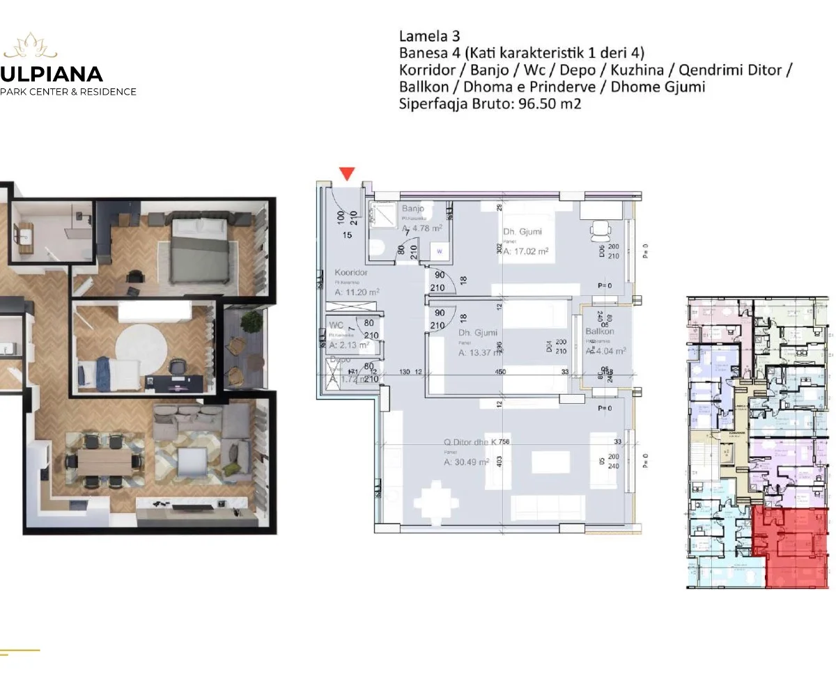 Apartament • 96.5m2