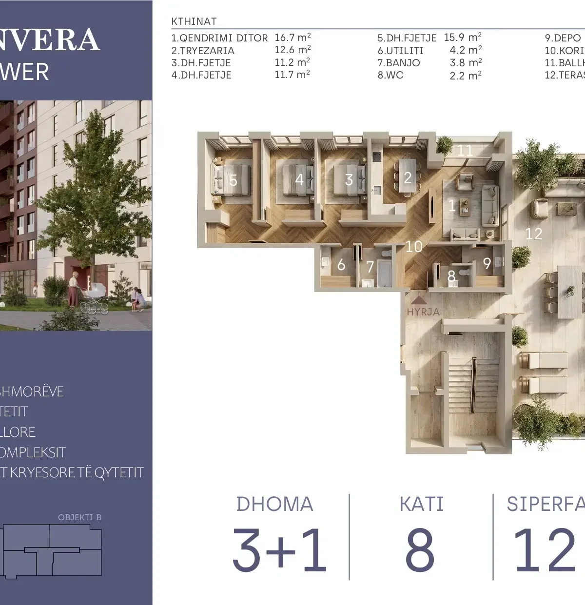 Apartament • 120.2m2
