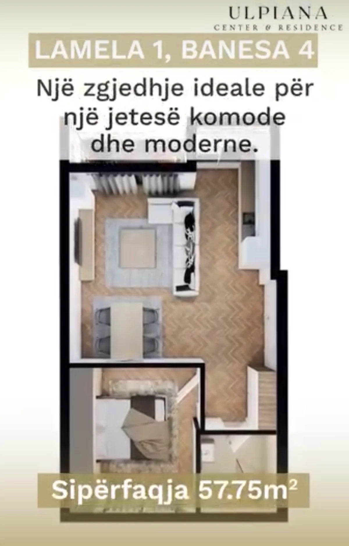 Apartament • 57.75m2 2