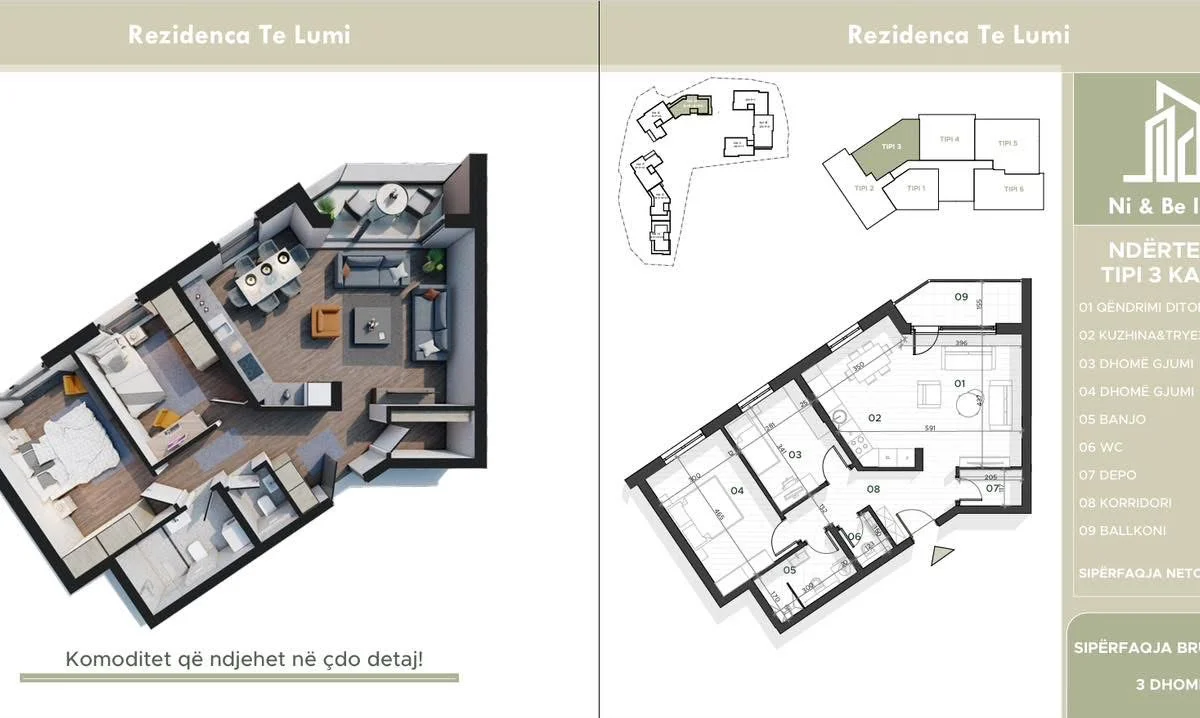 Apartament • 87.32m2