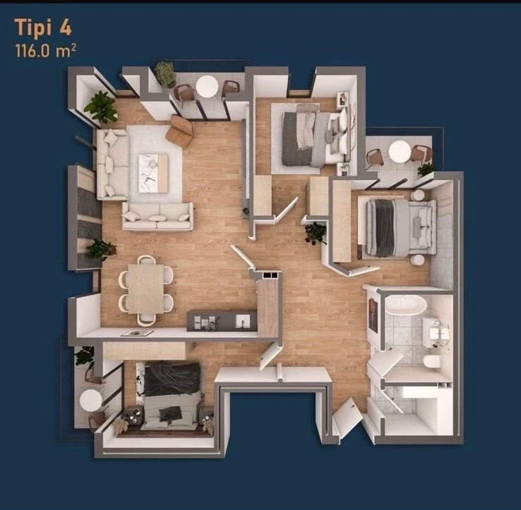 Apartment • 116m2