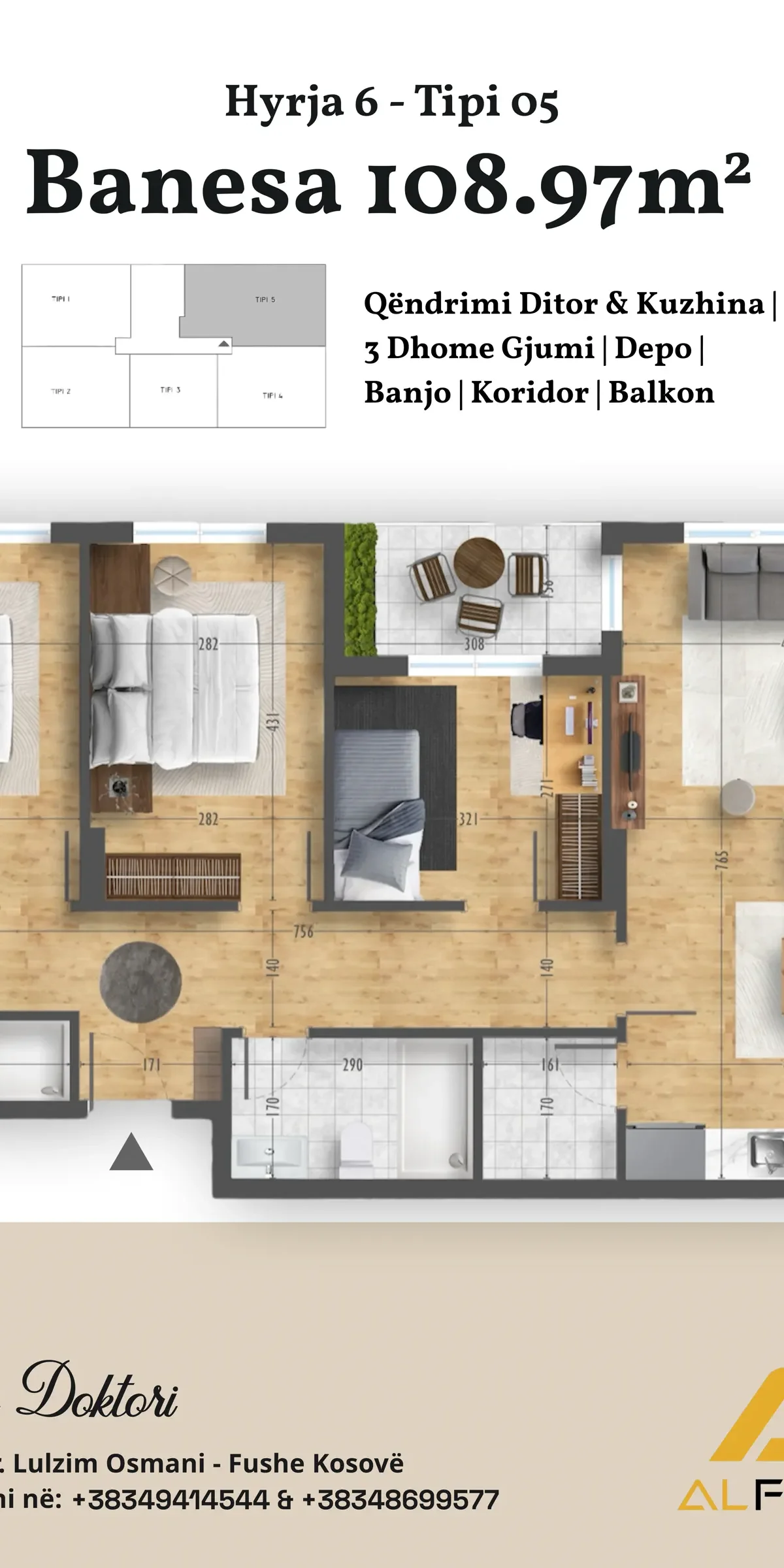 Apartment • 108.97m2