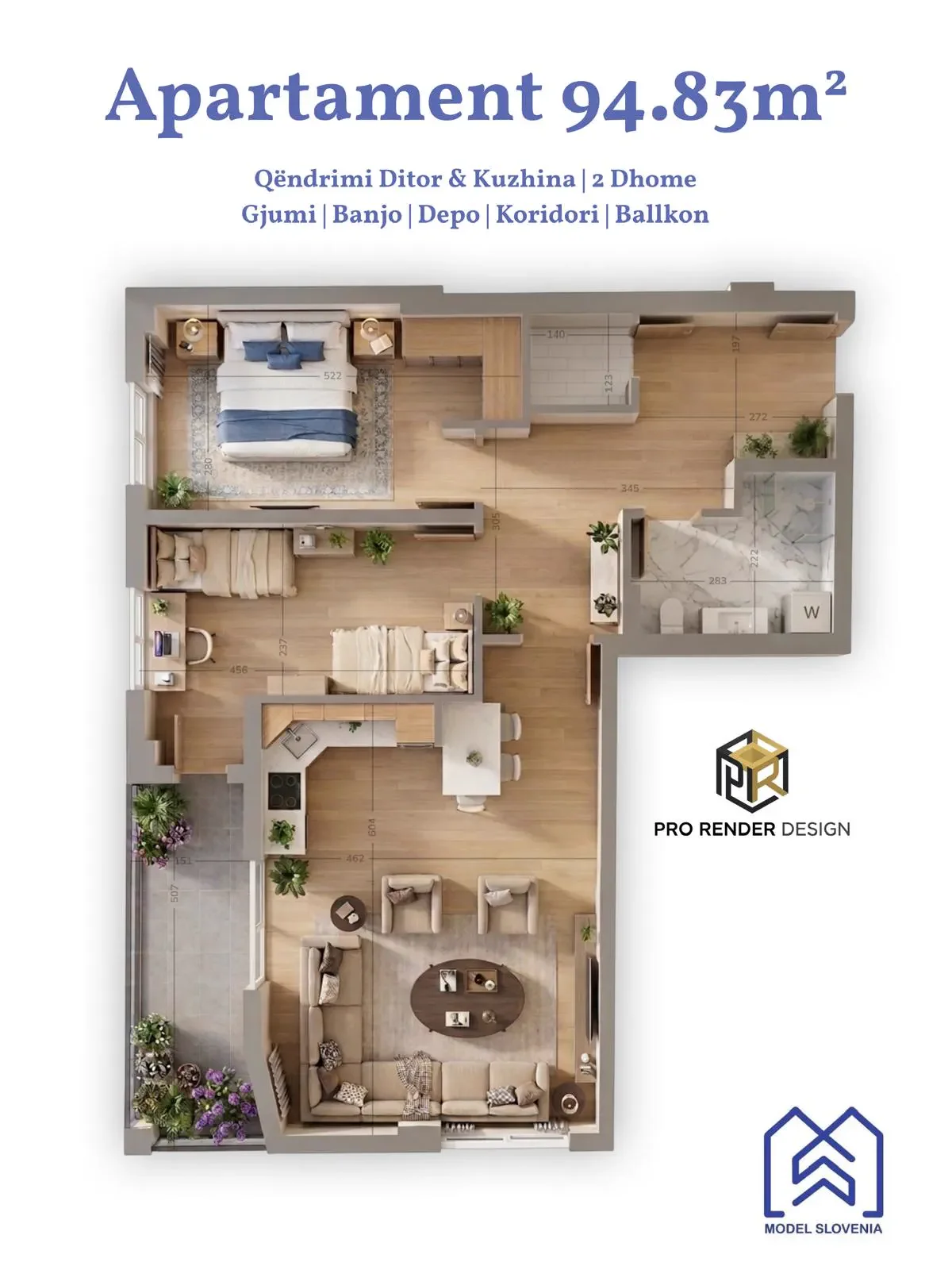 Apartment • 94.83m2