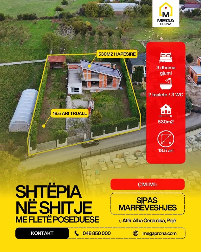 Shtëpi • 53.45ar
