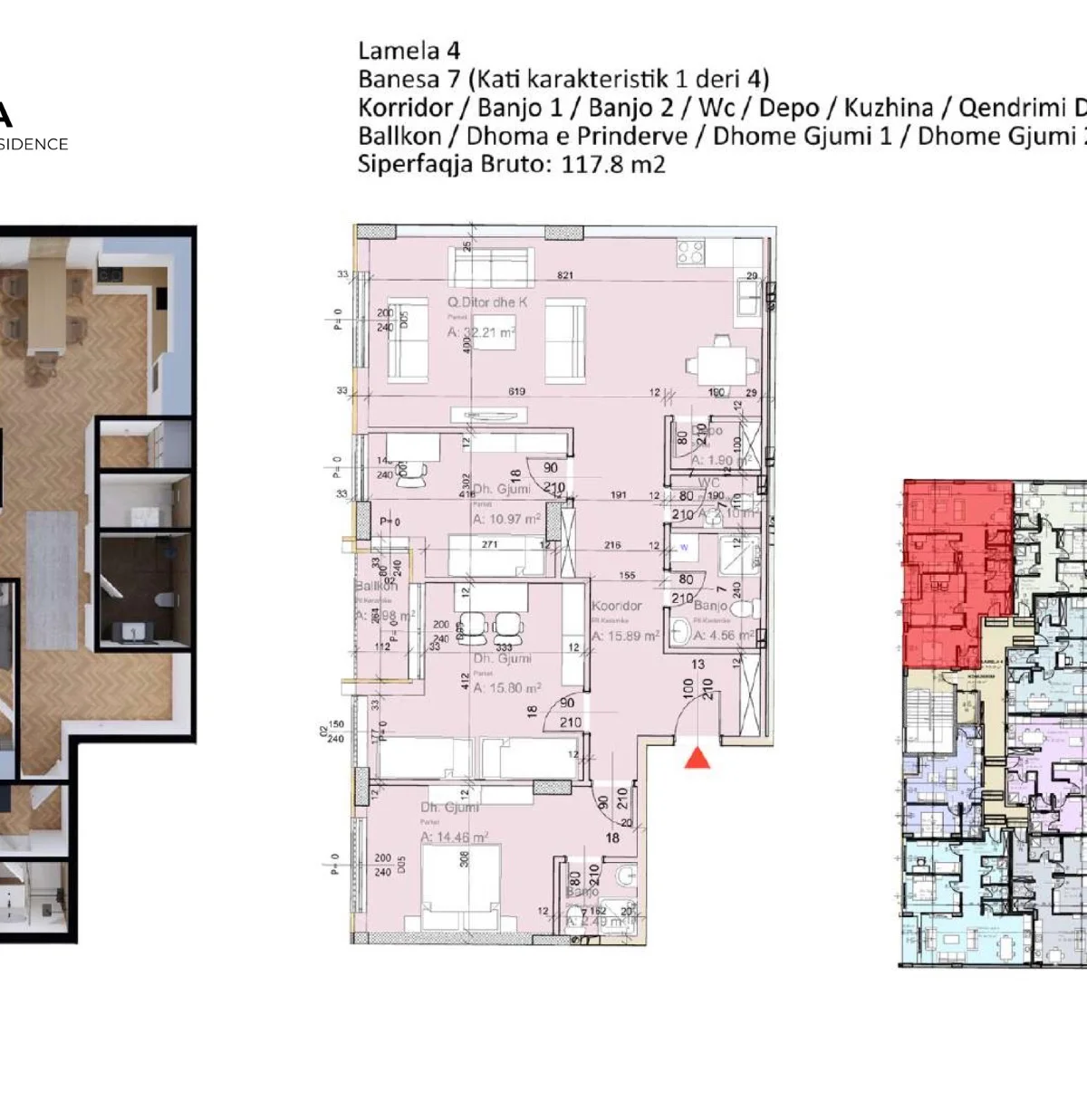 Apartament • 117.8m2