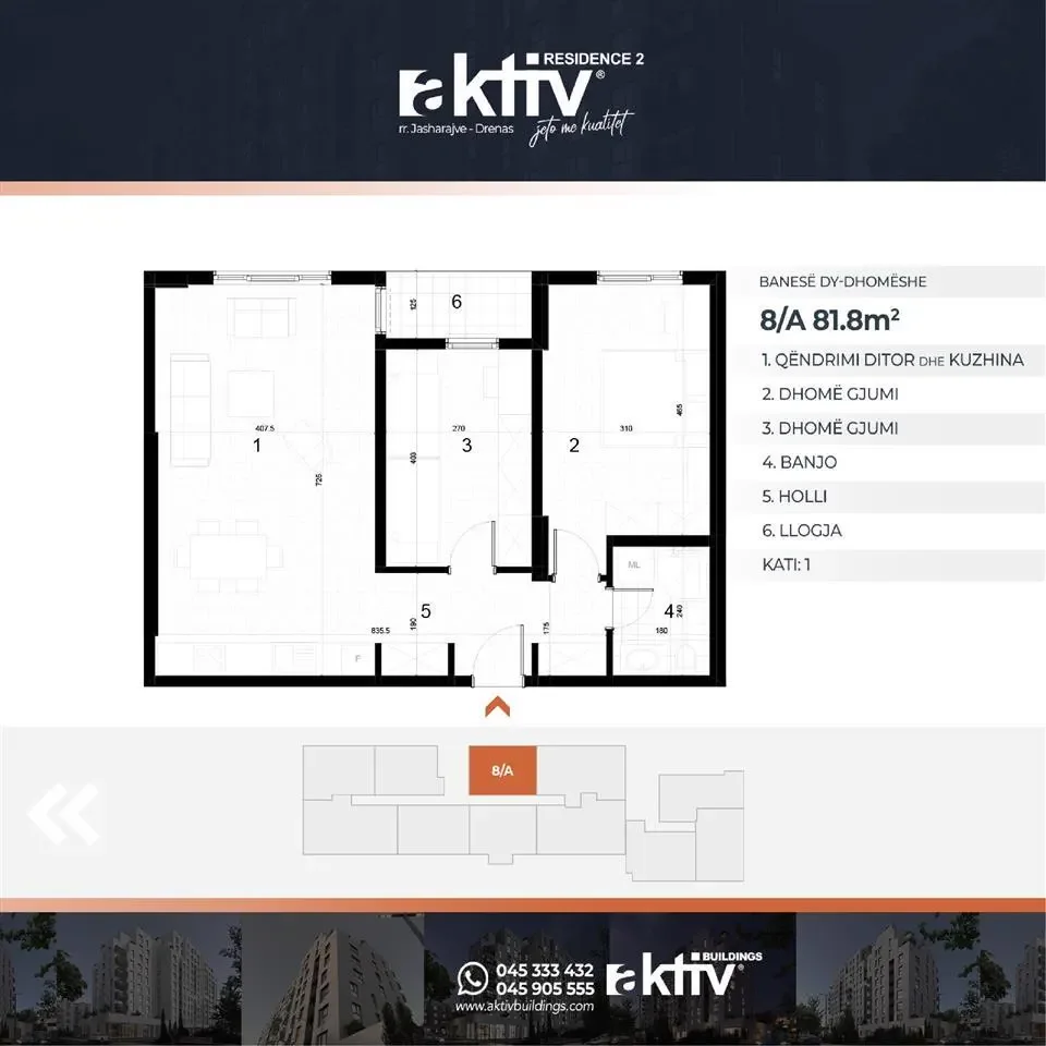 Apartment • 81.8m2 2