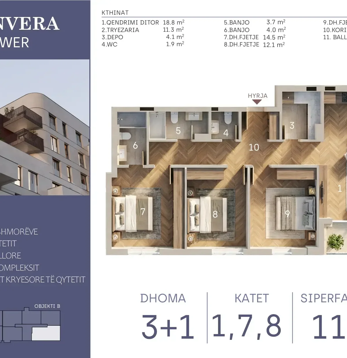 Apartament • 117.7m2