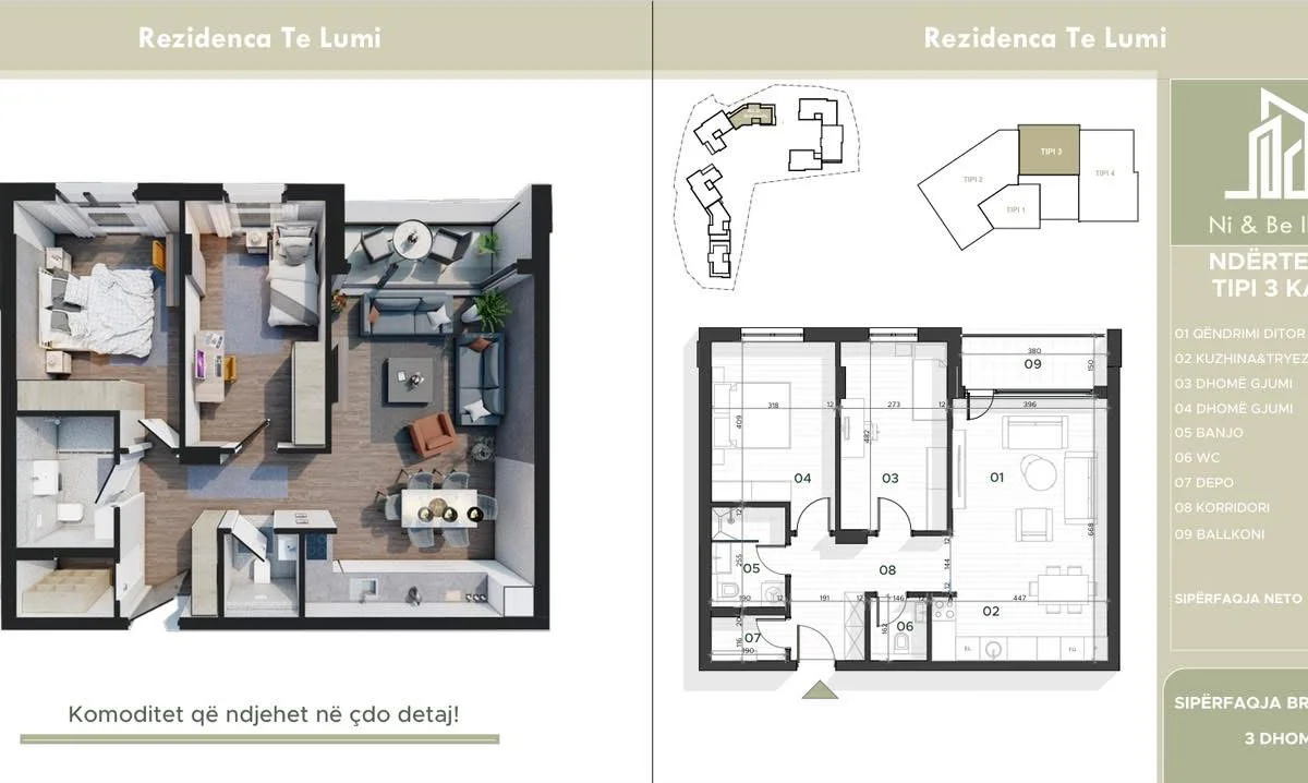 Apartament • 90.70m2
