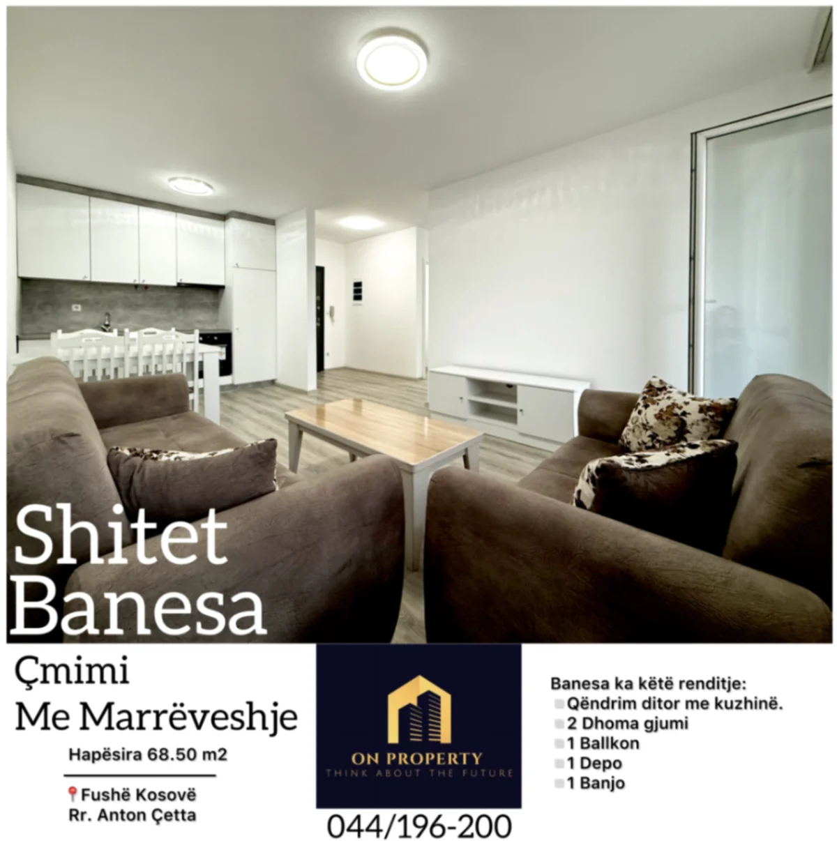 Apartament • 68.5m2